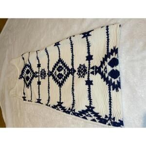 Women's Sleeveless Casual Dress with Geometric Pattern